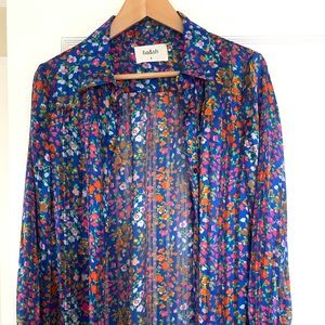 Spring vibrant bs&sh blouse purchased in Paris!